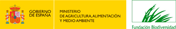 Logo Ministerio de Agricultura, alimentación y medio ambiente - Logo fundación Biodiversidad